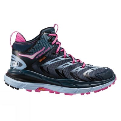 Botas Trekking Hoka One One Tor Speed 2 Mid WP Mujer Azul Marino / Fucsia - Chile UTY423869